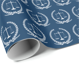Cadeau Échelles de justice Papier à enveloppement de la