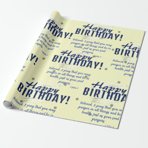 Cadeau Écriture Anniversaire Papier d'enveloppement