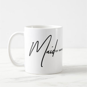 Cadeau élégant de « Demoiselle d'honneur » – Mug p