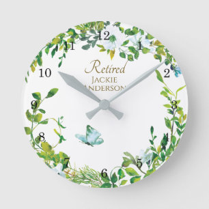 Cadeau Élégant de RETRAITE - Horloge personnalisée
