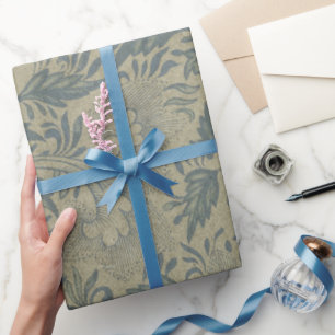 Cadeau Élégant motif floral Papier d'enveloppement