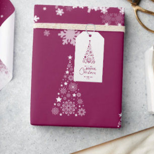 Cadeau Élégant papier d'emballage tendance Magenta de Noë