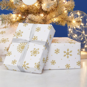 Cadeau Élégant Papier d'enveloppement des lacs de neige d