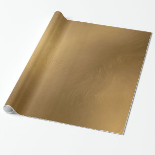 Cadeau Élégant papier d'enveloppement en feuille dorée
