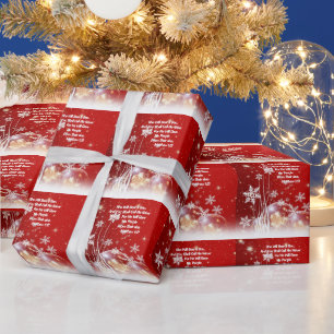 Cadeau Elle Portera Un Fils, Jésus Papier D'emballage De