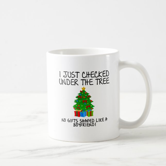 Cadeau en forme de petit ami Mug drôle (Droite)