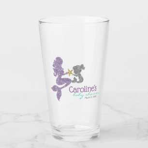 Cadeau en verre de culbuteur de sirène de parties