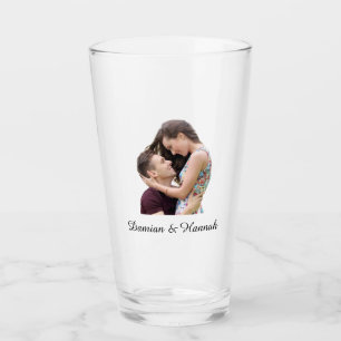 Cadeau en verre personnalisé Couple photo cadeau p