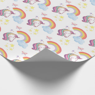 Cadeau Enveloppe-cadeau pour papier enveloppant Rainbow e