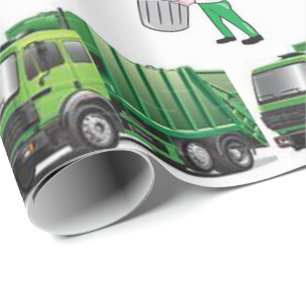 Cadeau Envelopper le papier Garbage Man