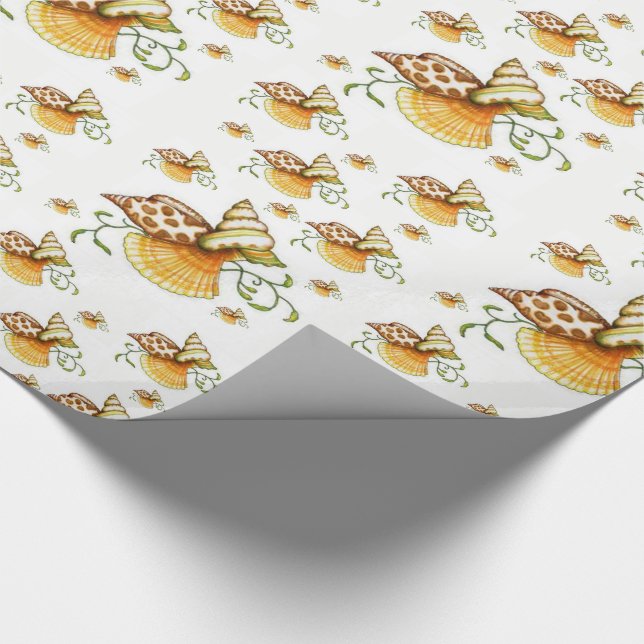 Cadeau Envelopper les coquillages en papier (Coin)