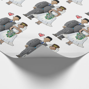 Cadeau Épouser le papier d'emballage