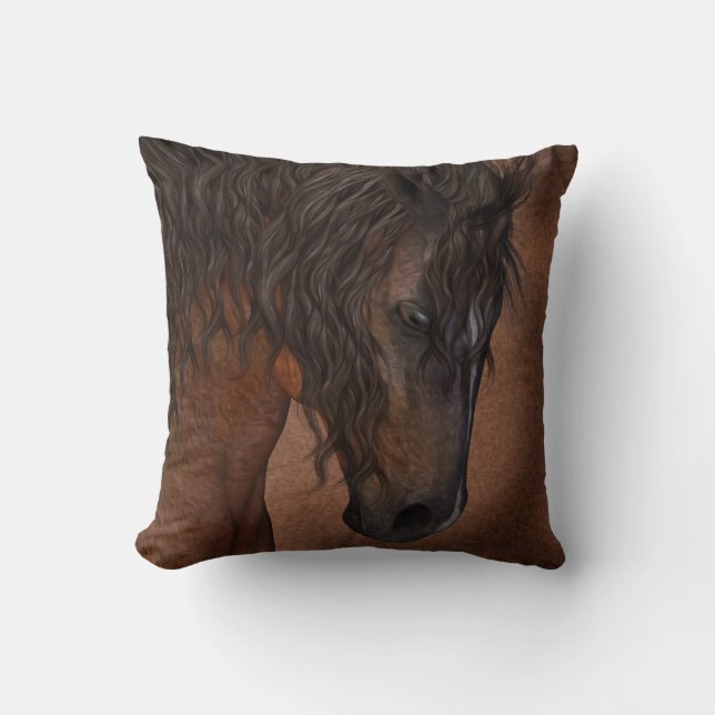 Cadeau équin ou autre de coussin de cheval de (Recto)
