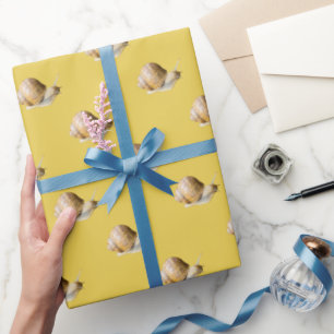 Cadeau Escargot mûr Sur Papier Jaune