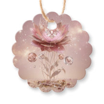 Étiquettes Cadeaux Elite Neon Mandala Floral à Bor