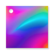 Étiquettes Cadeaux en Feuille Métallique Colorée