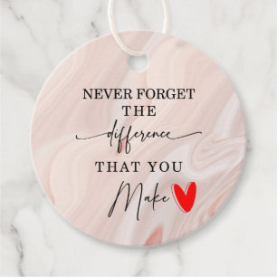 Cadeau Étiquettes Cadeaux Ne Jamais Oublier La Différence