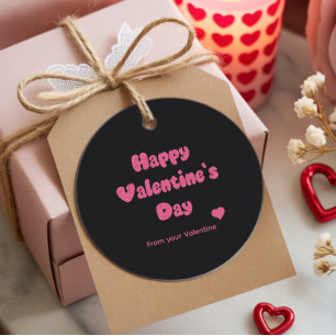 Cadeau Étiquettes Cadeaux Pailletées Saint-Valentin