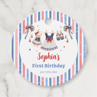 Cadeau Étiquettes de cadeaux d'anniversaire pour fille en