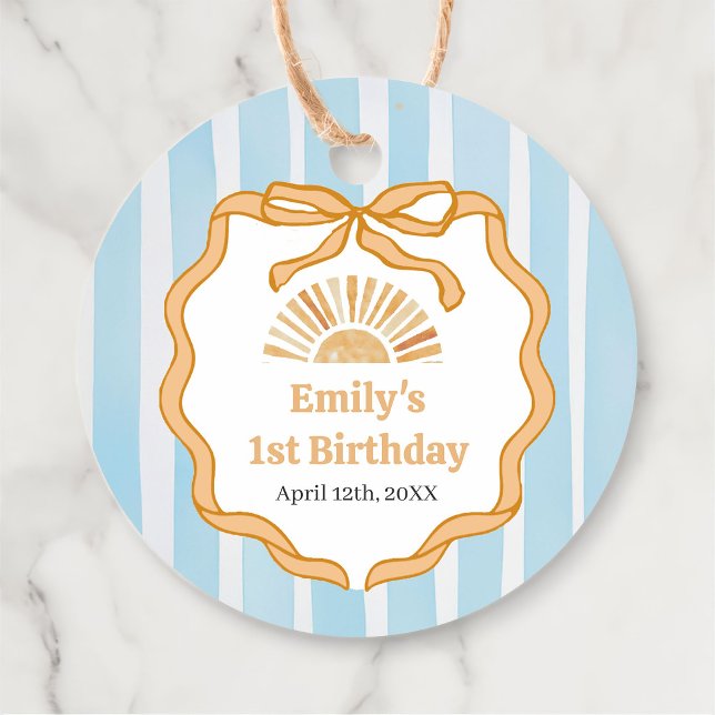 Cadeau Étiquettes de cadeaux de fête d'anniversaire à car (Créateur téléchargé)