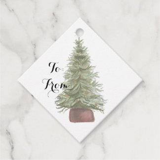 Cadeau Étiquettes de cadeaux de fêtes/Étiquettes assortie