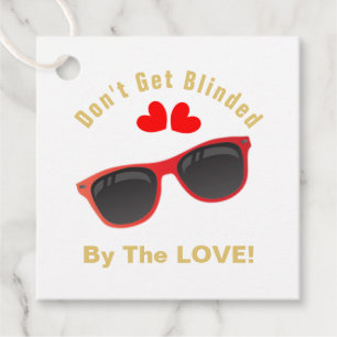Cadeau Étiquettes de Cadeaux de Mariage Lunettes de Solei