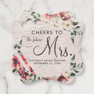 Cadeau Étiquettes de cadeaux de mariage pour la fête prén