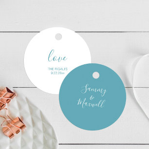 Cadeau Étiquettes de cadeaux de mariage simples pour la p