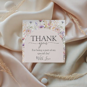 Cadeau Étiquettes de cadeaux pour Baby Shower Fleur Sauva