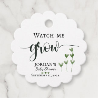 Cadeau Étiquettes de cadeaux pour Baby Shower "Regarde-mo