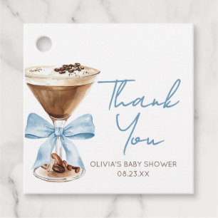 Cadeau Étiquettes de faveur de Baby Shower pour Martini E