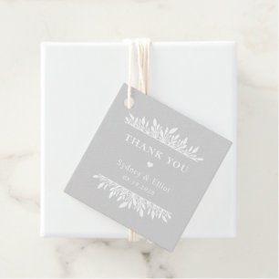 Cadeau Étiquettes de Faveur de Mariage Éditables en Coule