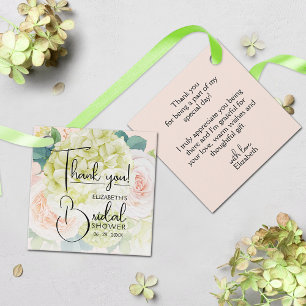 Cadeau Étiquettes de Faveur de Mariage Fleurs de Jardin