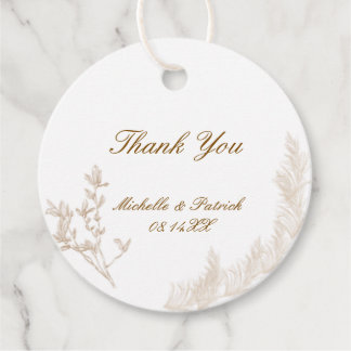 Cadeau Étiquettes de Favor Cadeaux Rondes