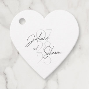 Cadeau étiquettes de mariage