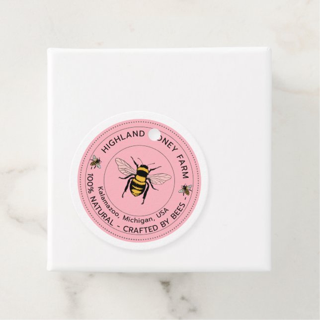 Cadeau Étiquettes de pot de miel, maman à abeille, étique (En situation)