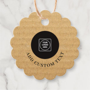 Cadeau Étiquettes de prix texte logo Kraft Entreprise