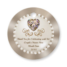 ÉTIQUETTES DE REMERCIEMENT DE MARIAGE ET DE FÊTE D