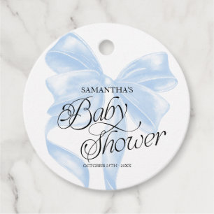 Cadeau Étiquettes de remerciement pour baby shower avec n
