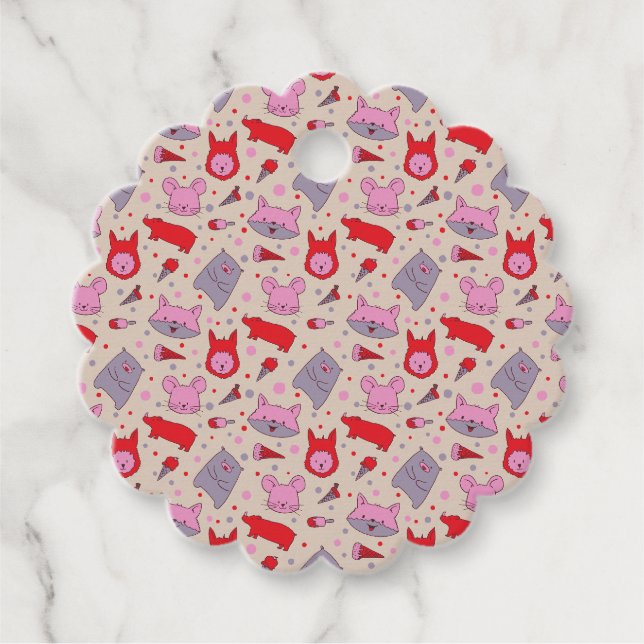 Cadeau Étiquettes favorites pour fête Scoops & Snoots (Devant)