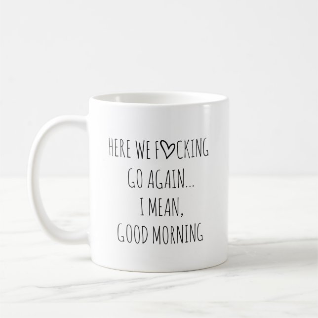 Cadeau farce, mugs drôles, cadeau sarcastique, mug (Gauche)