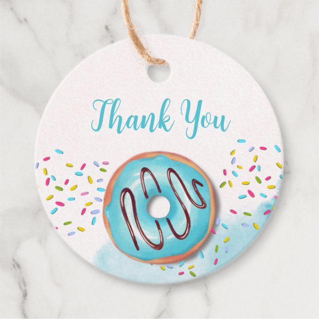 Cadeau Favoriser les étiquettes 1er anniversaire (Devant)