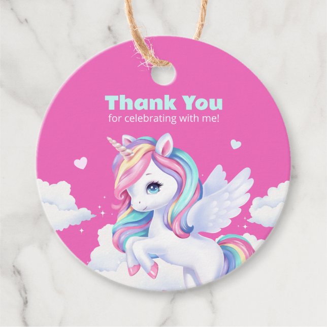Cadeau Favoriser les étiquettes à une fête d'anniversaire (Devant)