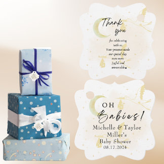 Cadeau Favoriser les étiquettes Oh Babies! Stores jumelle