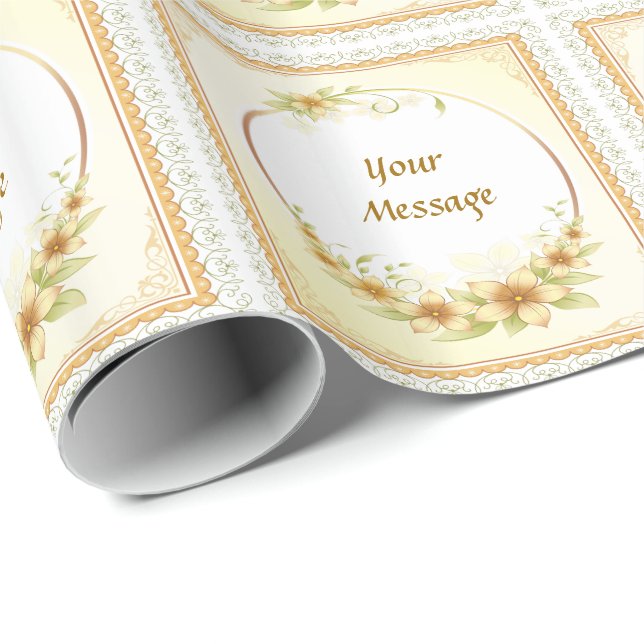 Cadeau Fête des mères 4A Papier à envelopper (Coin rond)