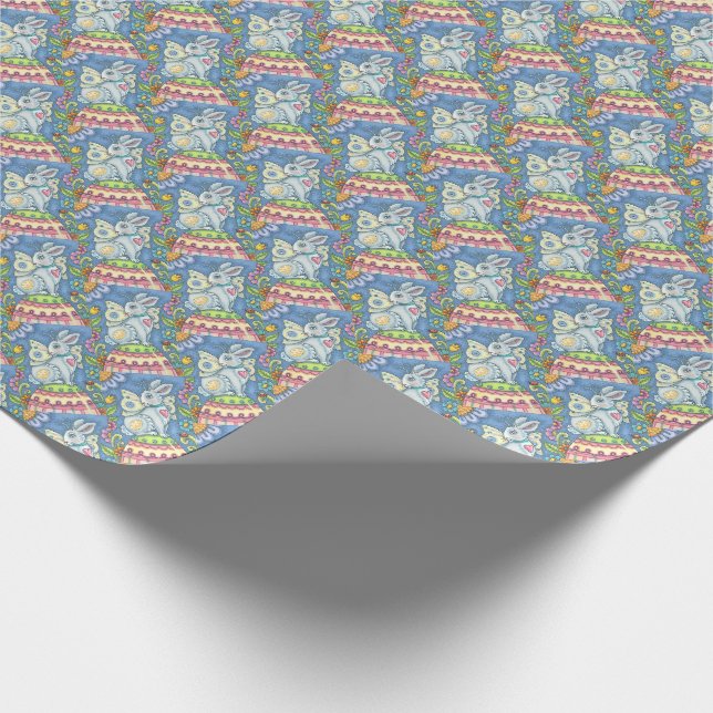 CADEAU FÊTE D'OEUFS DE PÂQUES, FÊTE DE PAPIER DE RABBIT (Coin)