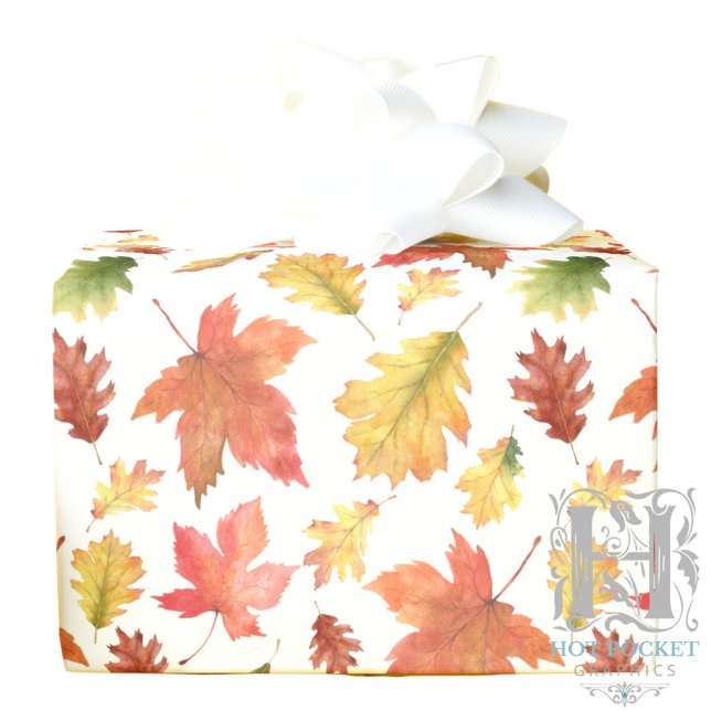 Cadeau Feuilles d'automne papier d'enveloppement (Créateur téléchargé)