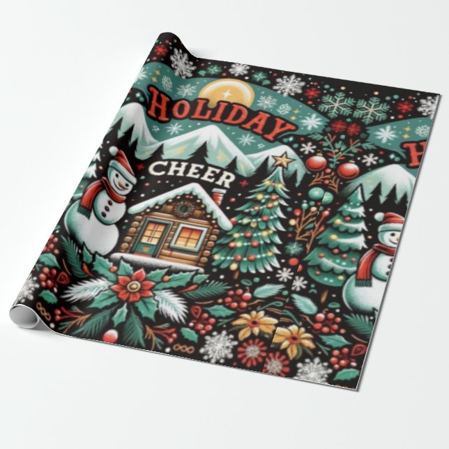 Cadeau Finition papier : papier enveloppant mat Assurez-v (Déroulé)