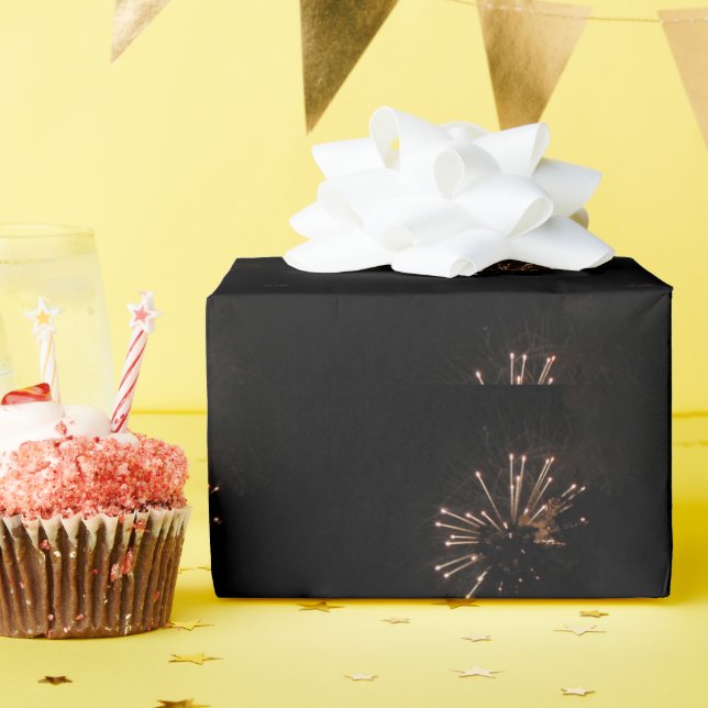Cadeau Fireworks 5 papier d'emballage brillant (Fête d'anniversaire)