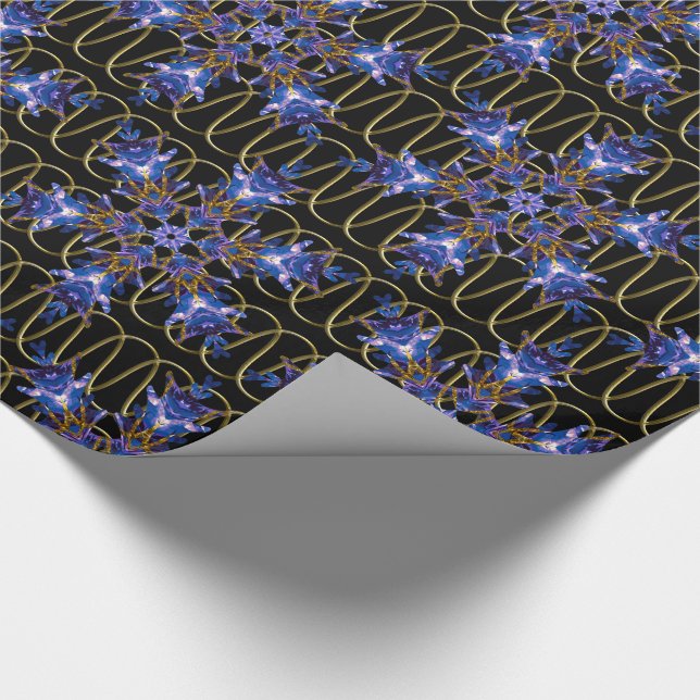 Cadeau Flakes2 flottants au papier d'enveloppement de che (Coin)